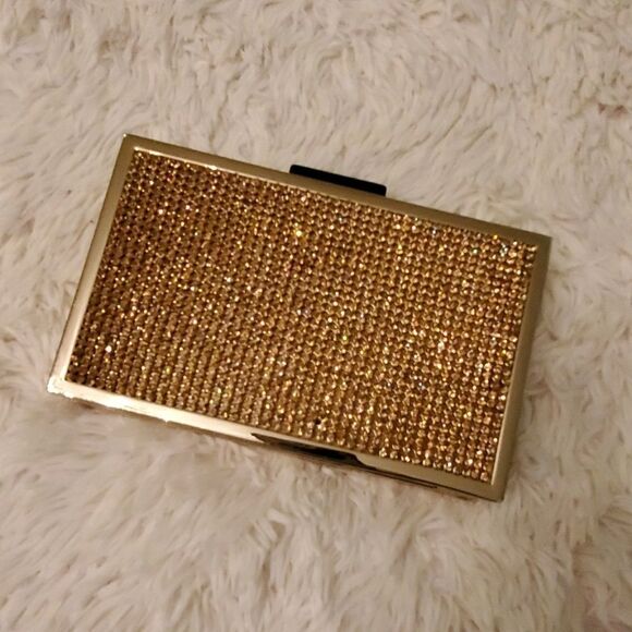 NWOT--Beautiful Expressions NYC rhinestone bag - Picture 1 of 7